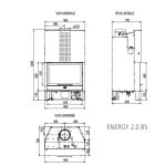 Termocamino Energy 85 2.0 Clam