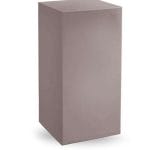 pouf cubo alto taupe lyxo