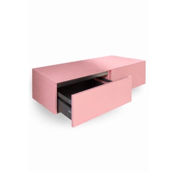 Mobile bagno doppio cassetto Rosa Deserto Mobilduenne